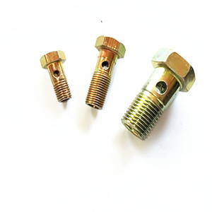 六角液压空心螺丝机油柴油过油螺栓m6 8 10 12 14 18回油管铰接头