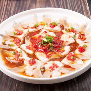 回鱼翅400g巴沙鱼鳍新鲜鮰鱼刺翅酒店半成品特色菜冷冻方便菜食材