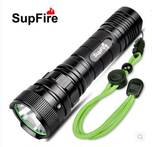 正品SupFire神火L10强光手电筒26650可充电防水LED户外灯L2远射王