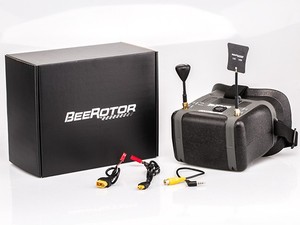 BeeRotor FPV视频眼镜 DVR版眼镜头戴式5.8g40频道图传穿越无人机