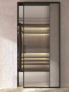 无上轨道幽灵门隐形门卫生间玻璃门隐藏移门厨房门推拉门极窄边框