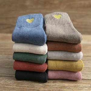 冬季女袜子中长保暖