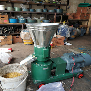 120型220伏玉米颗粒机青草干草米糠颗粒机鹅饲料制粒机鸡粪颗粒机