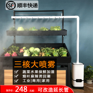 工业加湿器上加水家商用超市蔬菜保鲜加湿除菌喷雾器烤烟叶回潮机