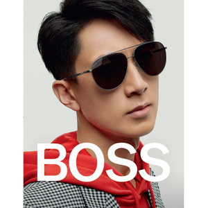 hugoboss/雨果博斯 男女吴尊代言款墨镜大框太阳眼镜1296fs