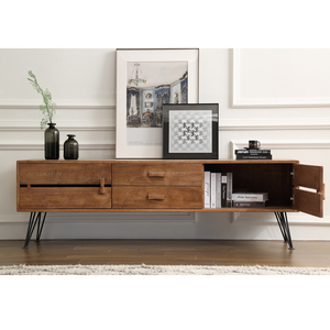 000人付款天猫后现代简约电视柜 客厅置物柜 实木条几柜 矮柜室内装饰