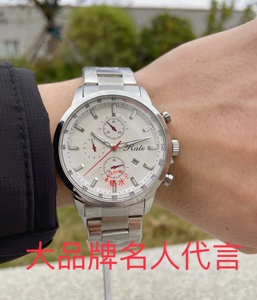 大品牌雷特张卫健代言男士多针大表盘石英机芯防水手表