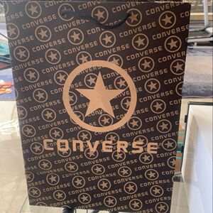 新款匡威手提袋牛皮纸袋礼品袋鞋盒袋购物袋毒防盗扣一对三层包邮