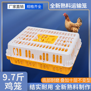 双马鸡笼周转箱鸡鸭运输养殖加大加强成鸡鸭笼鸽笼鹅箱家用运输笼