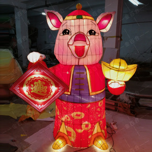 猪型灯笼