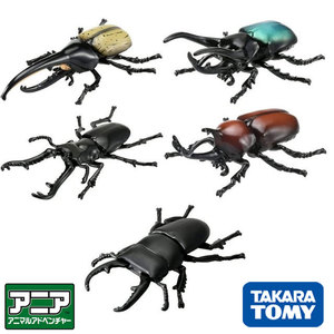 TOMY多美卡安利亚 AS 独角仙 大兜虫 甲虫 动物昆虫 益智模型玩具