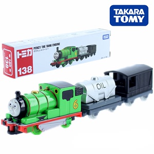 多美卡TOMICA 138培西和车厢托马THOMAS小火车合金车模型玩具日版