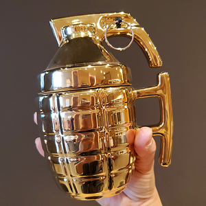 网红手雷杯子搞怪不走寻常路创意个性陶瓷马克杯奇葩沙雕异形水杯