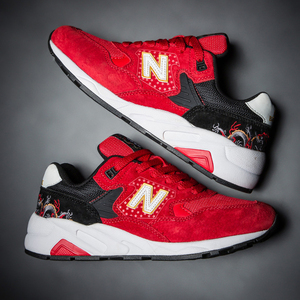 新百伦女鞋580红色21新款夏季男鞋街拍跑步鞋运动休闲鞋官网正品