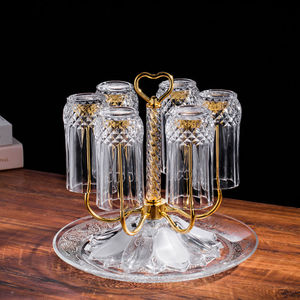 欧式杯架水杯挂架创意家用不锈钢倒挂茶杯架子沥水玻璃杯子架置物