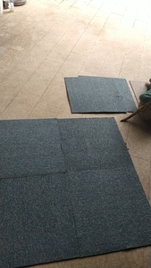 二手地毯办公室地毯PVC底八九成新适用于临时办公室宿舍出租房