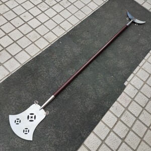 月牙铲不锈钢月牙铲武术月牙铲表演训练月牙铲十八般兵器月牙铲