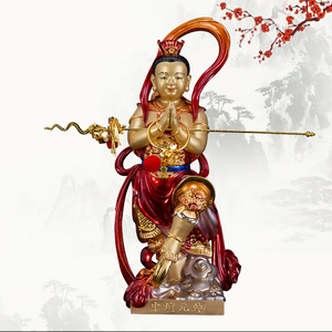 哪吒三太子铜像