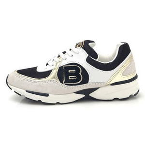 纯手工韩国正品 b(n)字母 翻毛真皮磨砂皮运动休闲旅游鞋女时尚