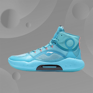 李宁赞助cba球员pe版驭帅14男子篮球鞋高帮缓震运动鞋abaq041