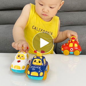 男宝宝玩具车0-1一至二岁按压惯性小汽车模型3小孩耐摔4女婴儿童2