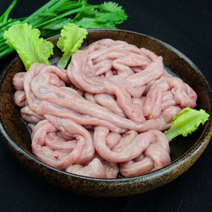 猪小肠2斤装新鲜猪肠子土猪肉农家散养现杀急冻黑猪肉猪蹄五花肉