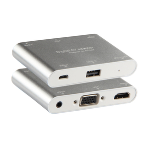 美图t8手机hdmi转接头vga连接投影仪电视 转换器mp1602同屏器线