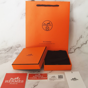 适合爱马仕hermes首饰盒包装盒橙色吊坠项链手镯戒指耳环盒礼品盒