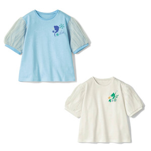 出口日本女童夏季动漫短袖T恤儿童卡通中性宽松圆领休闲儿童上衣