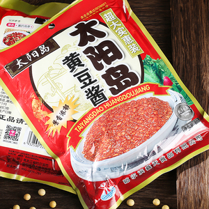 太阳岛黄豆酱豆瓣酱农家酱东北特产600g*4包哈尔滨产上海发货