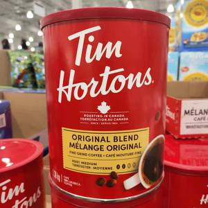 加拿大Tim Hortons/提姆霍顿咖啡粉1.36kg非速溶 2024.11