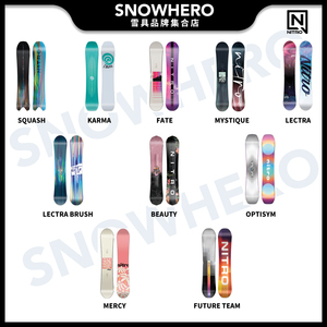 SNOWHERO2324雪季新品NITRO尼卓单板滑雪女子全地形公园滑雪板