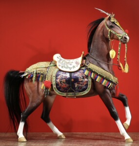 【接单】空灵阁 1/6 大宛马-马具 金甲版