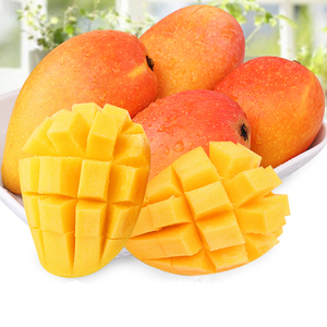 云南元江金凤凰芒果5斤 新鲜现摘树上熟整箱小金凤贵妃芒中通包邮