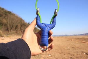 盘羊速射弹弓两用圆扁皮传统冷弯传统圆皮筋【黑夜骑士户外】