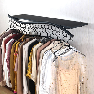 货架上墙服装架侧挂架