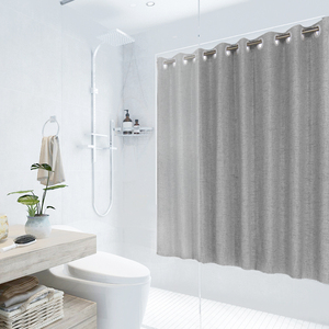 卫生间窗帘免打孔安装杆一整套浴室小窗户遮挡防水厕所隐私遮光布