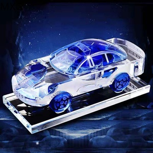 热卖高档水晶汽车模型酷炫跑车造型香水创意摆件装饰礼物送人