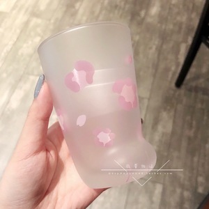 星巴克杯子2020樱花季限量可爱粉色猫爪猫腿300ml单层玻璃杯水杯