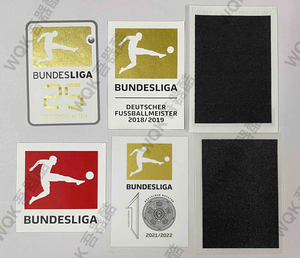 德甲联赛2324赛季通用臂章 卫冕章 1415至2223卫冕章25周年50周年