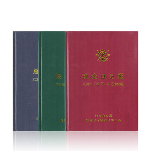 成文厚借贷式100页现金日记账本手账明细账银行流水账本总分类帐本存款日记账