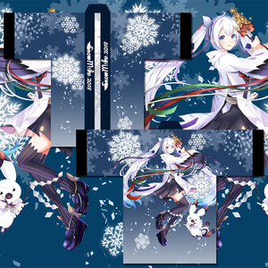 2018雪初音未来miku演唱会应援服法披法袍和服外套二次元动漫周边