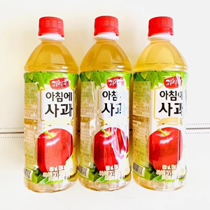 现货包邮500ml×3海太每之晨苹果汁韩国苹果汁梨汁饮料果蔬饮料
