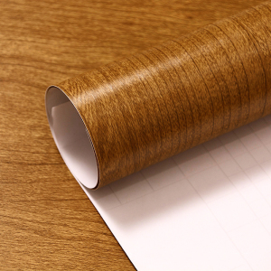 pvc木纹贴纸仿木防水自粘墙纸柜子桌面旧家具翻新木门塑料木纹纸