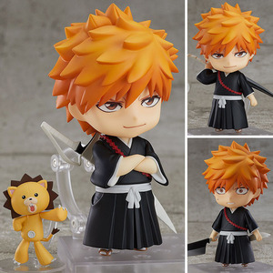 死神黑崎一护手办粘土人gsc斩魄刀死神bleach玩偶q版可动公仔摆件