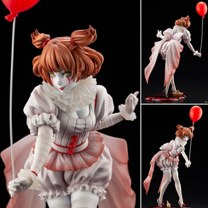 女版小丑回魂手办 娘化 horror美少女 气球 玩具人偶雕像模型摆件