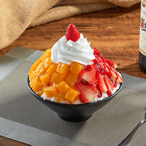 仿真假雪冰绵绵冰模型冰道具刨冰定制沙冰样品冰激凌冰沙摆设食品