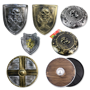 仿真中世纪复古武士道具兵器 维京传奇北欧海盗武器盾牌 古罗马盾