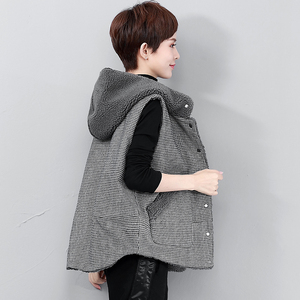 女2022冬装新款宽松中长款连帽背心马甲时尚加厚坎肩外套2人付款298