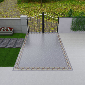 乡村庭院地砖仿麻石瓷砖防滑耐磨加厚地铺石院子波导线麻石配件